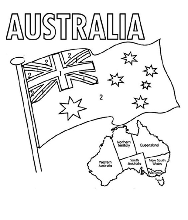 Australia coloring pages