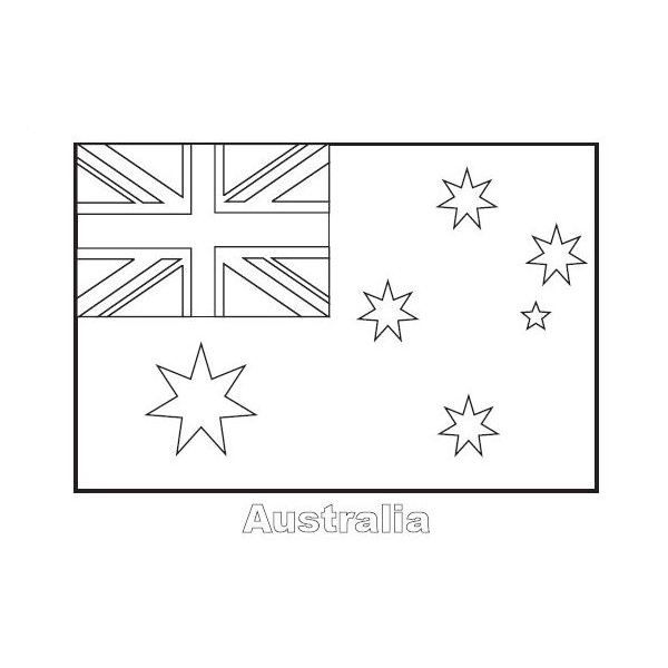 Coloring sheets world flags bandera para colorear bandera de australia letras abecedario para imprimir