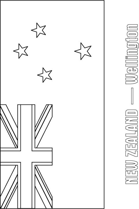 New zealand flag coloring page download free new zealand flag coloring page for kids best coloring pages