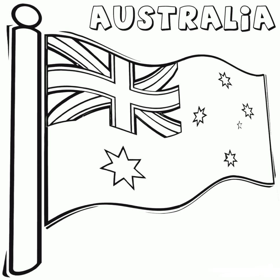 Coloring pages day australia print holiday pictures for free