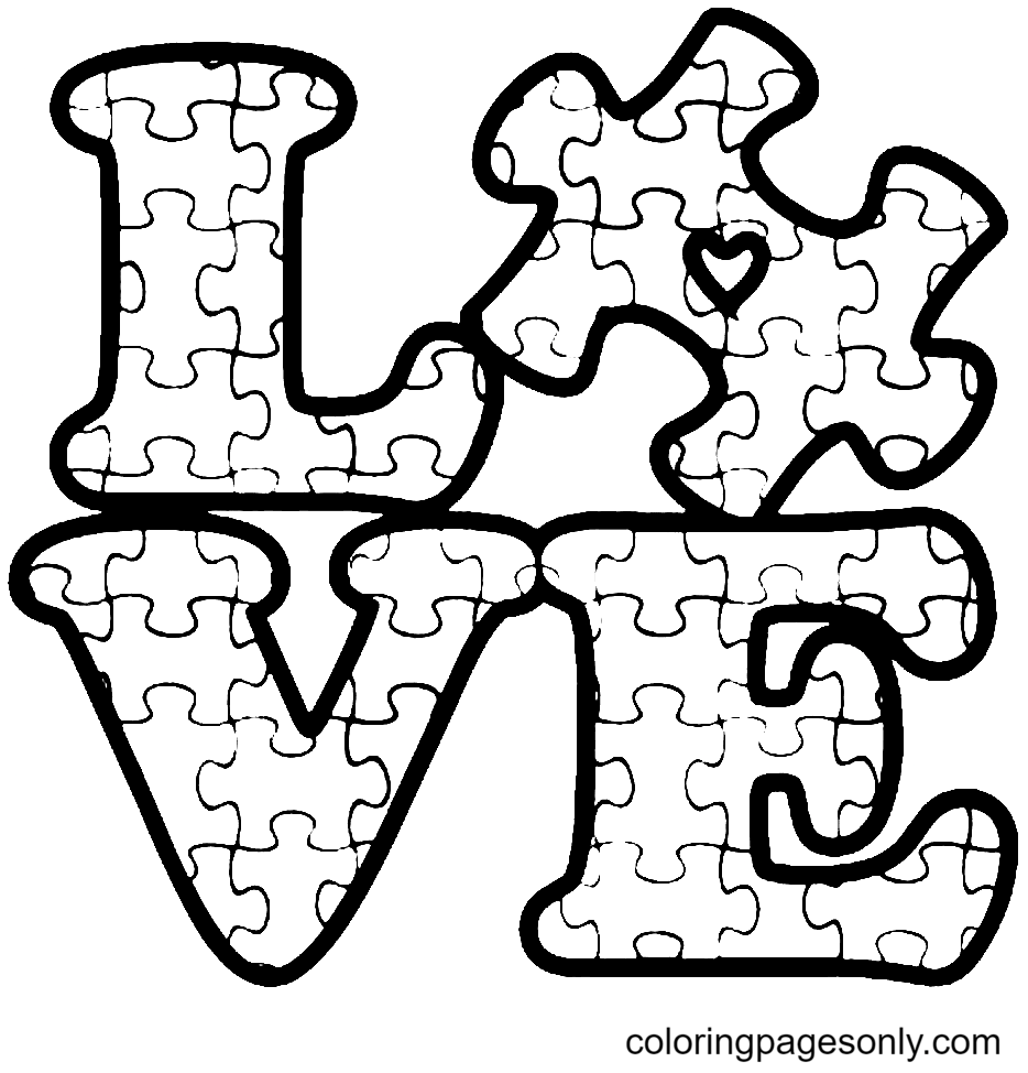 Autism awareness coloring pages printable for free download