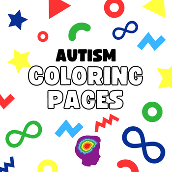 Autism awareness coloring pages for kids made by teachers