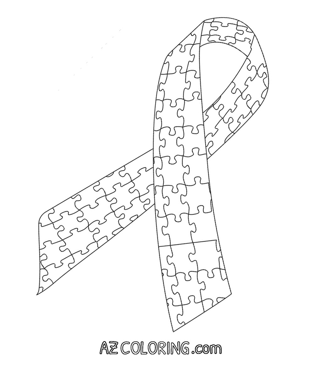 Autism awareness coloring pages printable for free download