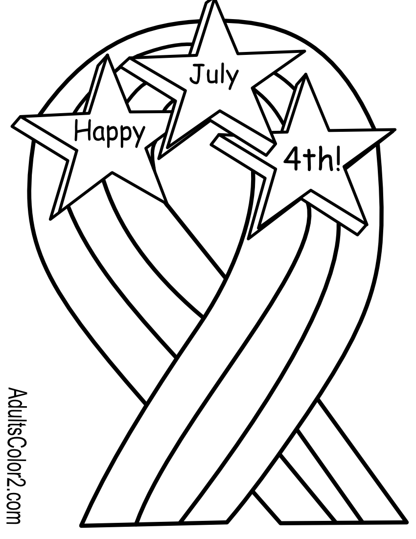 Fourth of july coloring pages party like its