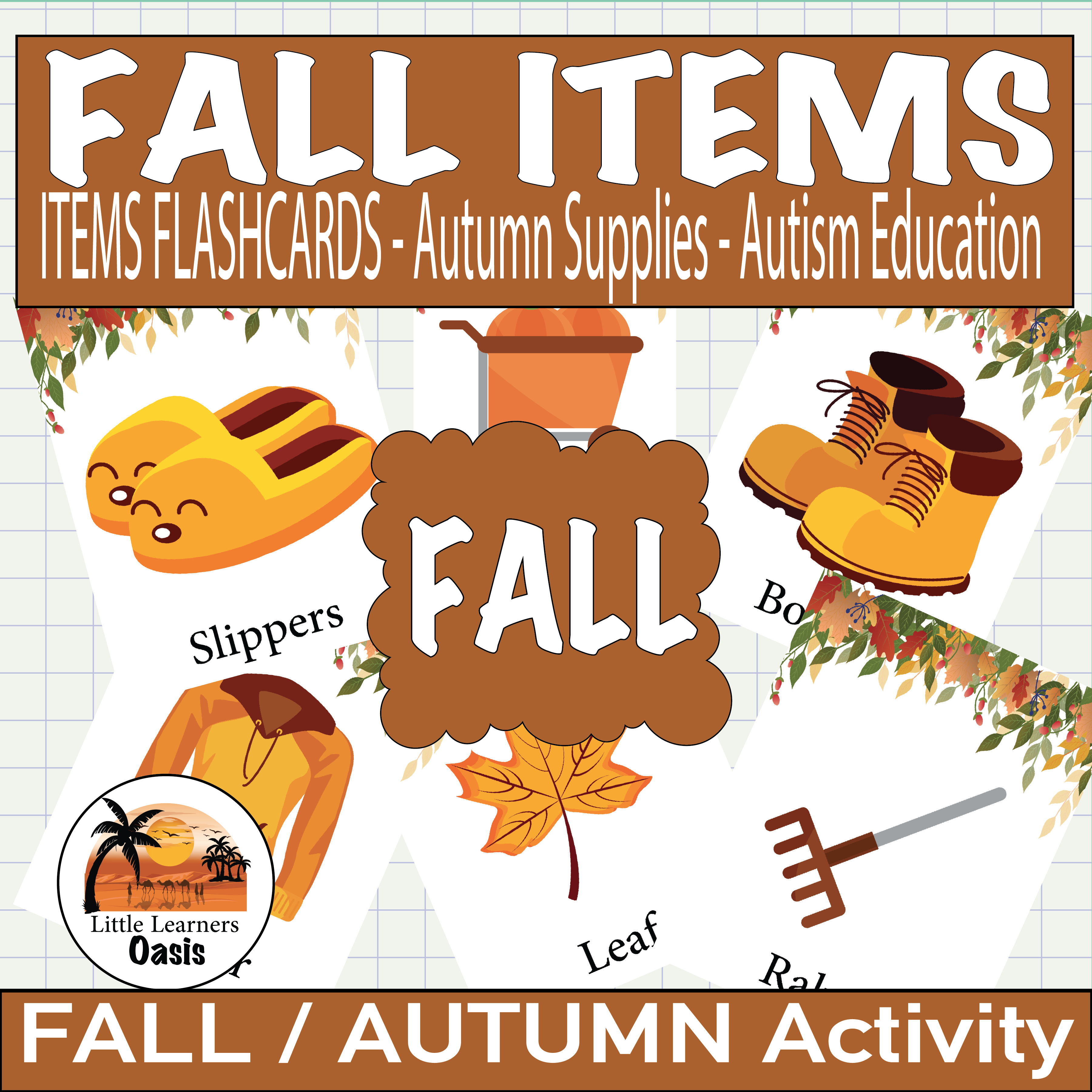 Fall items flashcards