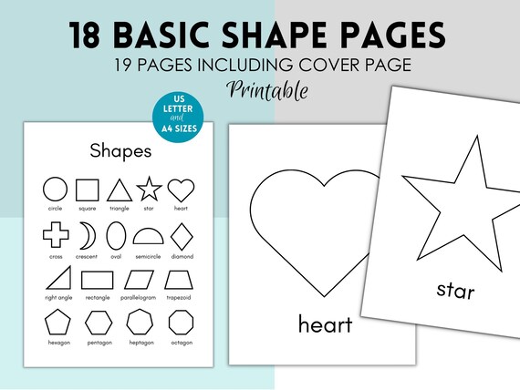 Basic shape pages basic shape coloring pages shape practice shape coloring flash cards preschool printable