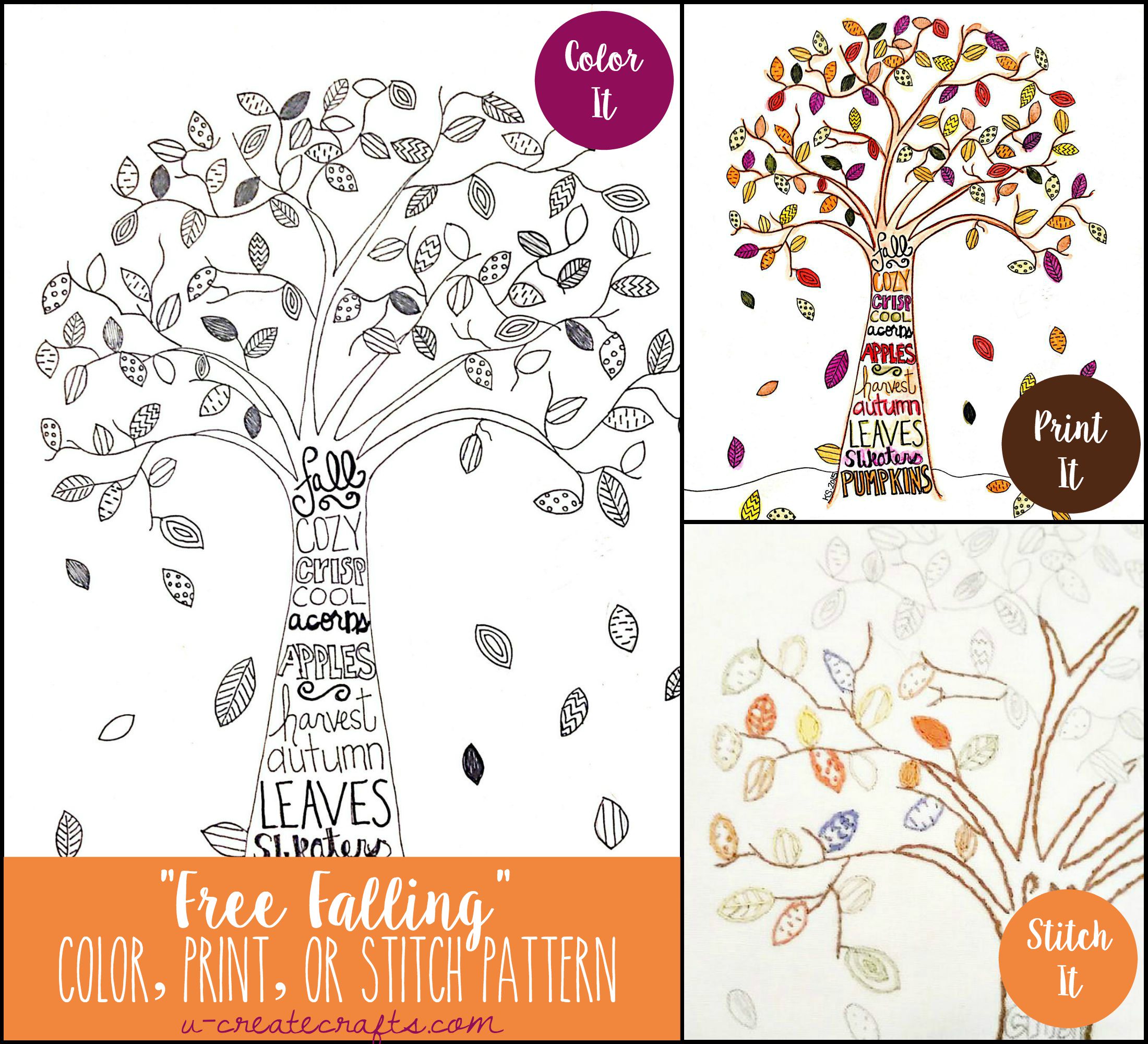 Free fall tree pattern