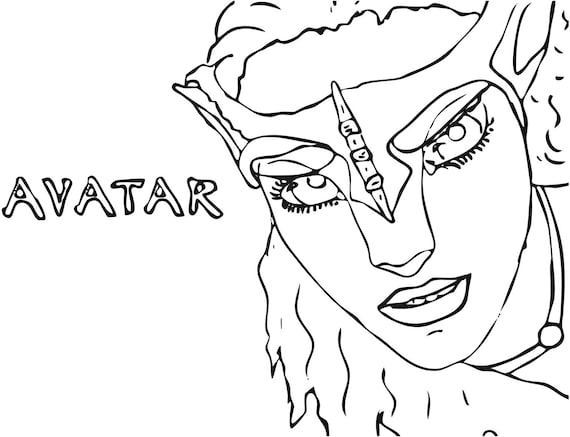 Stunning avatar printable coloring book avatar coloring book avatar coloring book for kids kids coloring book