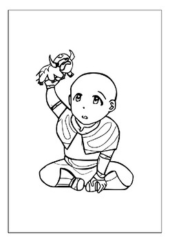 Printable avatar the last airbender coloring pages collection for kids