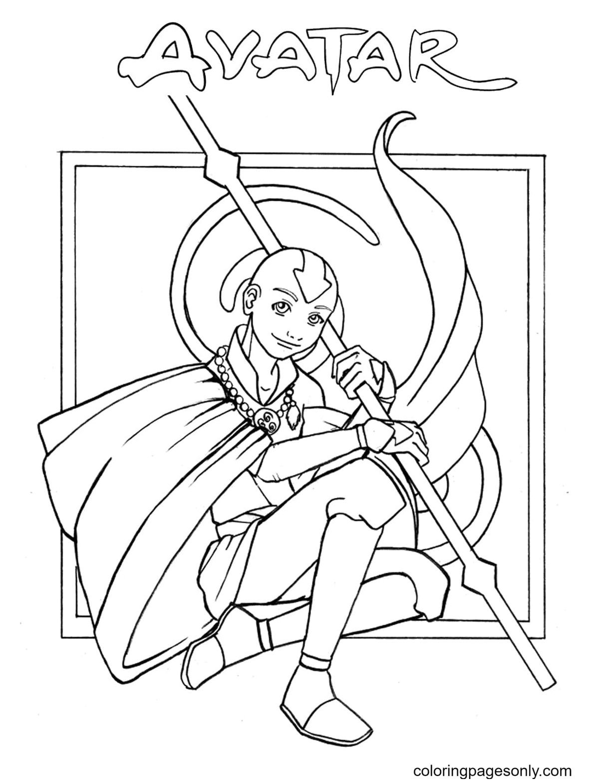 Avatar coloring pages printable for free download