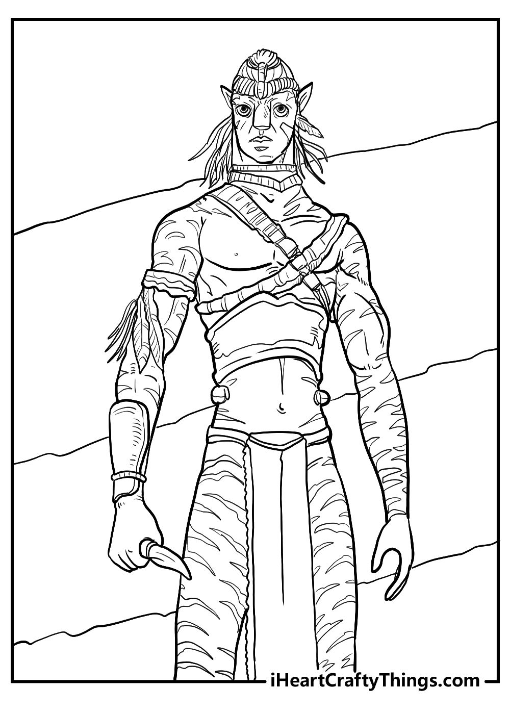 Printable avatar coloring pages updated