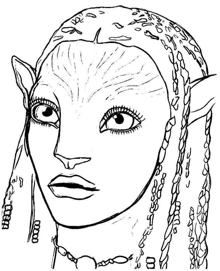 Avatar coloring pages