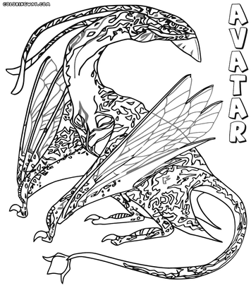 Avatar coloring pages