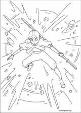 Avatar the last airbender coloring page