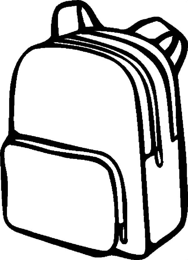 Get inspired with beautiful coloring pages of backpacks