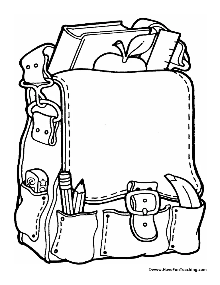 Blank backpack