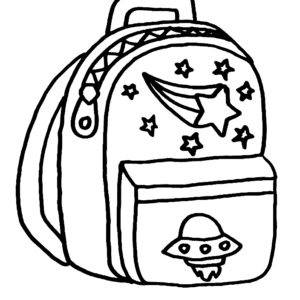 Backpack coloring pages printable for free download