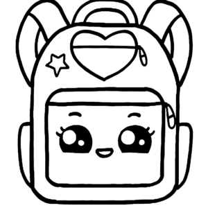 Backpack coloring pages printable for free download