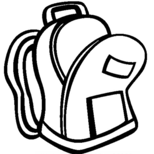 Backpack coloring pages printable for free download