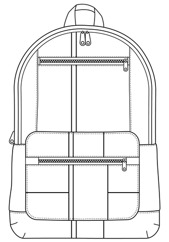 School backpack coloring page free printable coloring pages