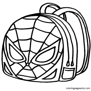 Backpack coloring pages printable for free download