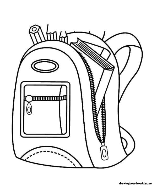 Backpack coloring page coloring pages printable coloring pages cloth bags