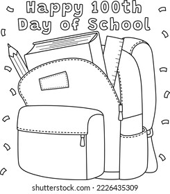 School bag coloring page images stock photos d objects vectors