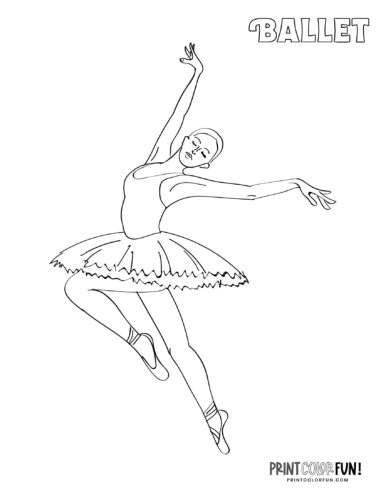 Ballerina coloring pages ballet printables fun facts at