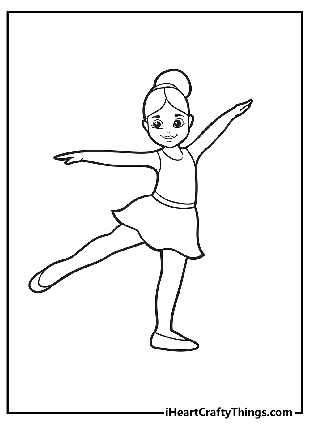 Ballerina coloring pages free printables