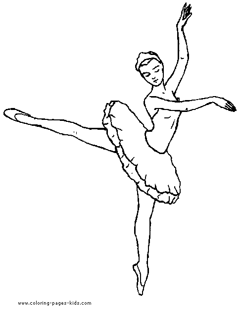 Ballet ballerina and dancing color page free printable coloring sheets for kids