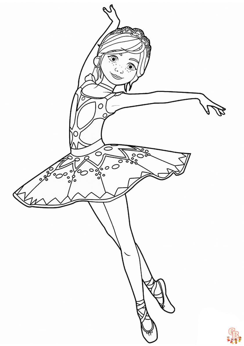 Ballet coloring pages for kids free printable sheets for creative fun