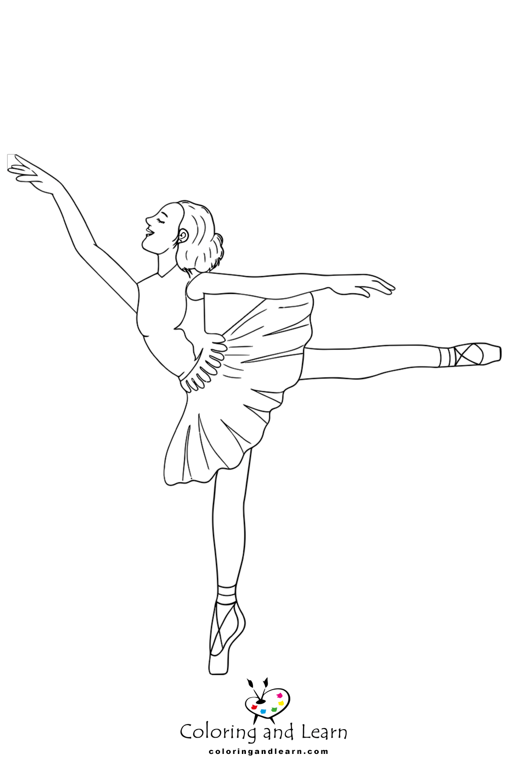 Ballerina coloring pages