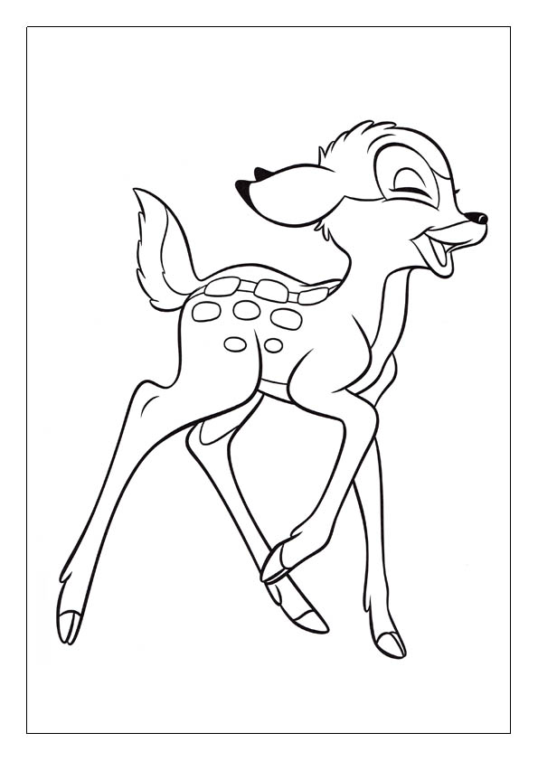 Bambi coloring pages free printable coloring sheets for kids