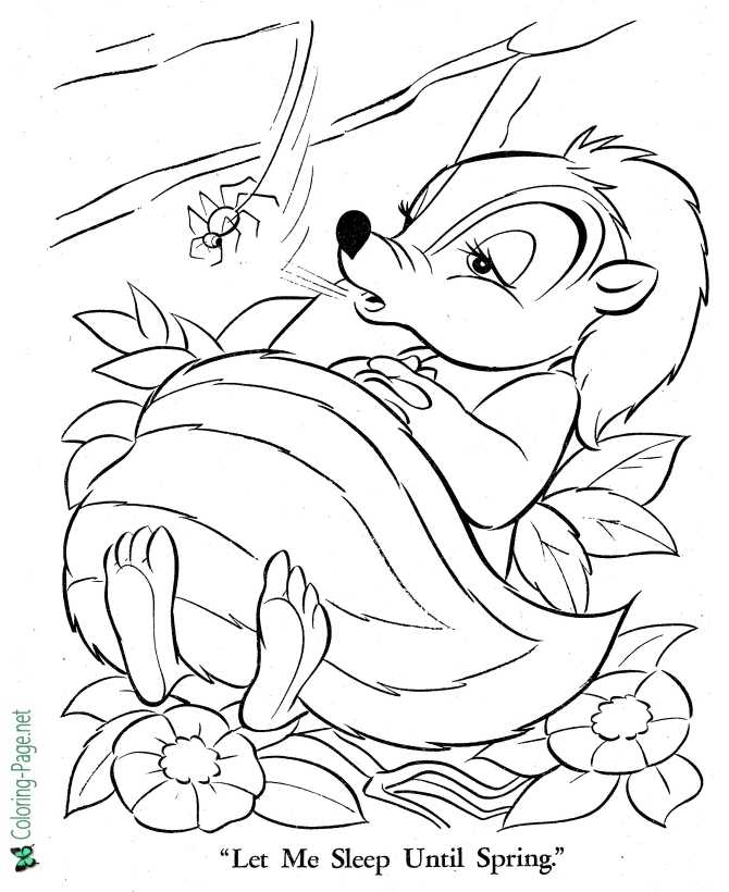 Bambi coloring pages