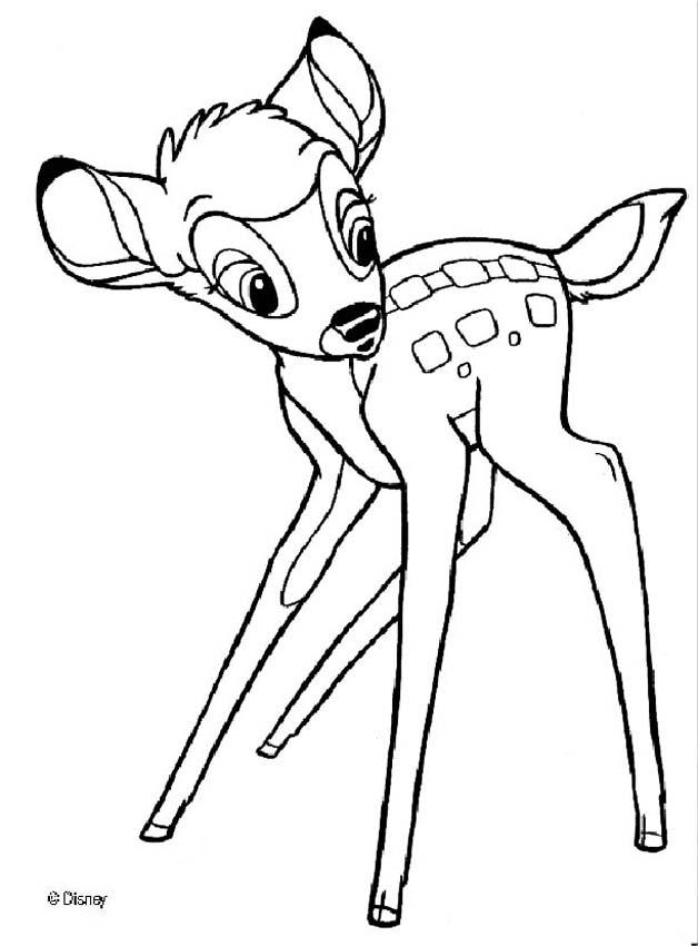 Bambi coloring pages