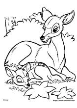 Bambi coloring pages on coloring