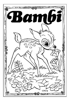 Disneys beloved bambi printable bambi coloring pages awaken joy