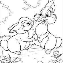 Thumper coloring pages