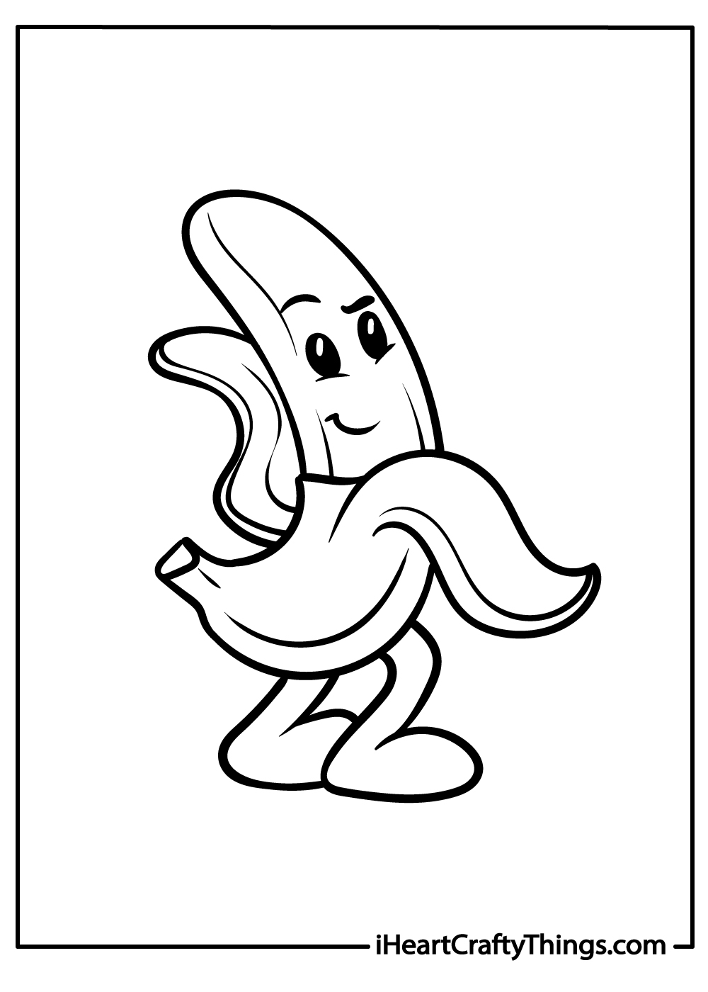 Bananas coloring pages free printables