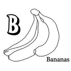 Top free printable banana coloring pages online