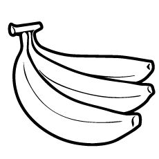 Top free printable banana coloring pages online fruit coloring pages vegetable coloring pages coloring pages
