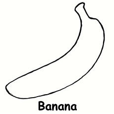 Top free printable banana coloring pages online