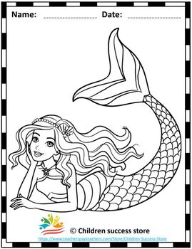 Printable barbie coloring pages for kids by children success store