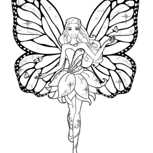 Barbie coloring pages printable for free download