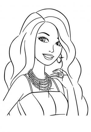 Free printable barbie coloring pages for adults and kids