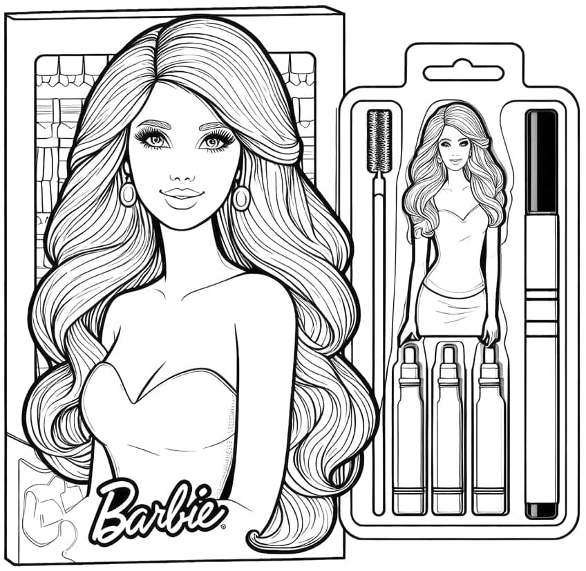 Barbie coloring pages