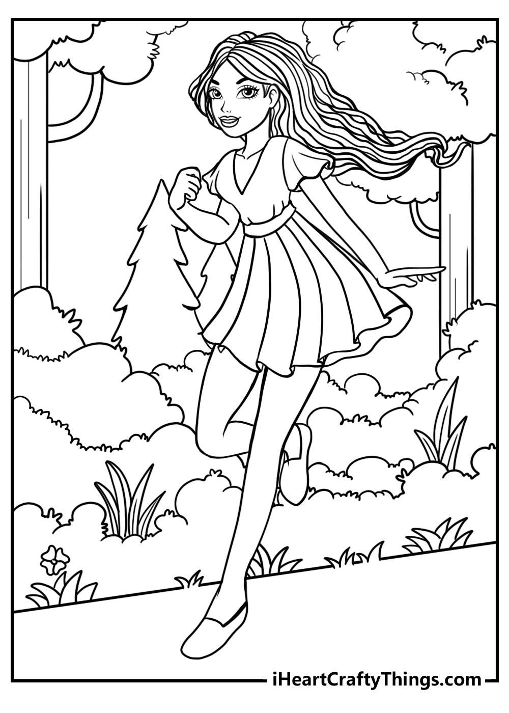 Barbie coloring pages free printables