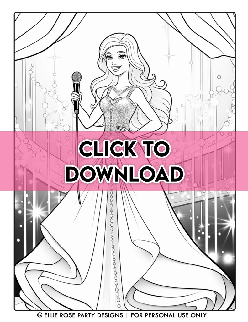 Free barbie coloring pages the ultimate collection