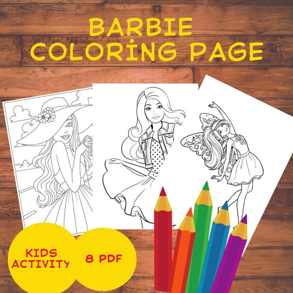 Barbie coloring pages barbie coloring sheets for kids printable coloring pages barbie girl coloring pages