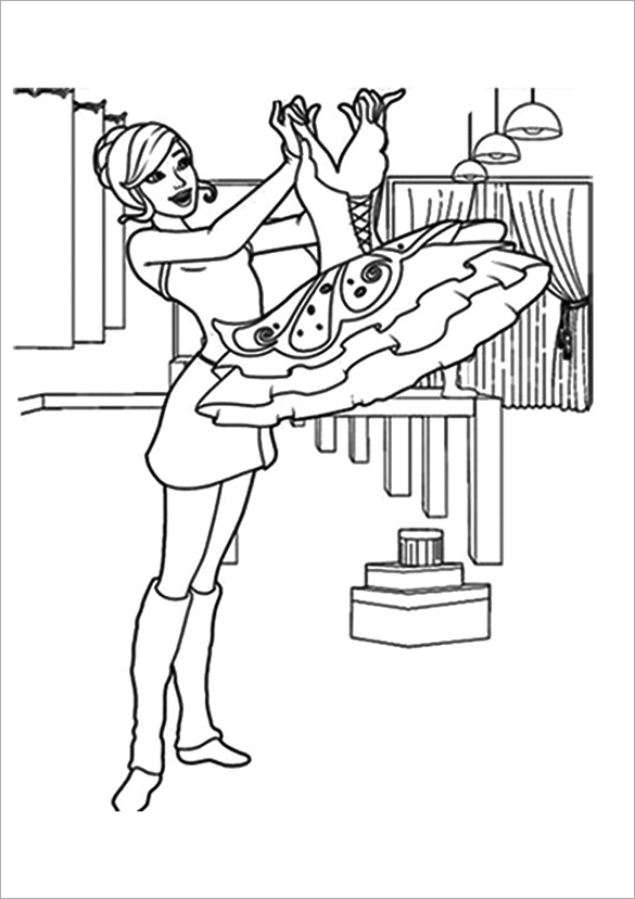 Barbie coloring pages